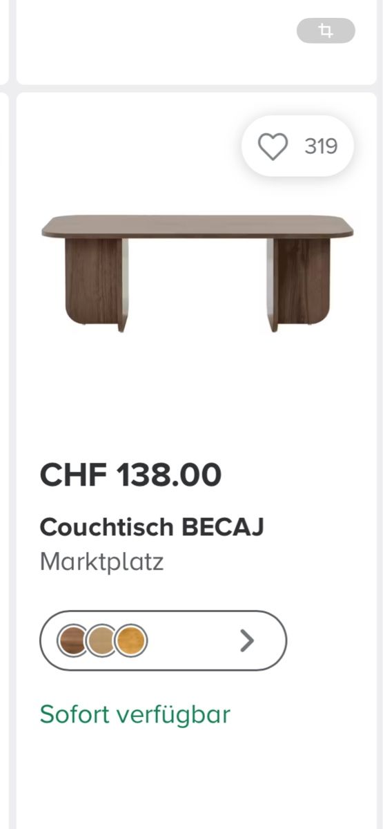 Tavoli: Couchtisch neu – Nuovo (secondo la descrizione) da Studen SZ venduto da Lkurigee